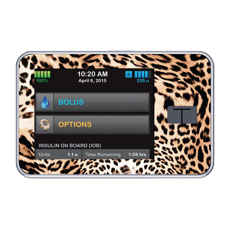 Leopard Print Sticker for Tandem t:slim Leopard Print Sticker for Tandem t:slim