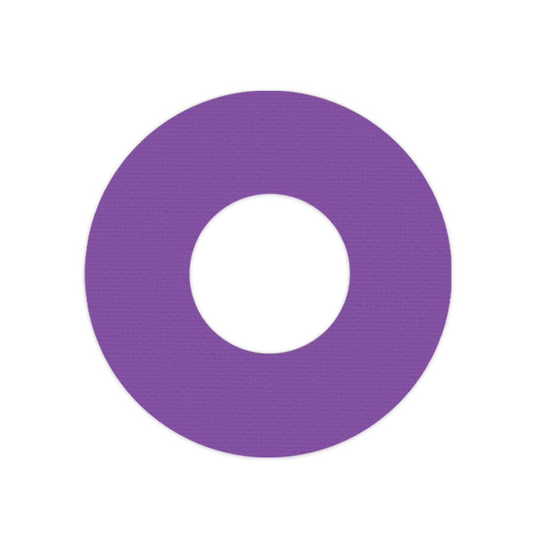 Solid Color Purple Freestyle Libre 2 Patch Tape - Pump Peelz Solid Color Purple Freestyle Libre 2 Patch Tape - Pump Peelz