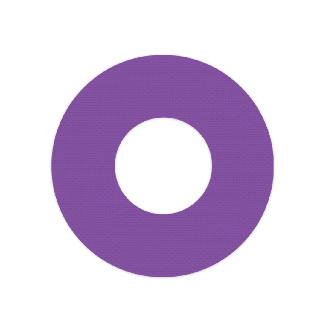 Solid Color Purple Freestyle Libre 2 Patch Tape - Pump Peelz Solid Color Purple Freestyle Libre 2 Patch Tape - Pump Peelz