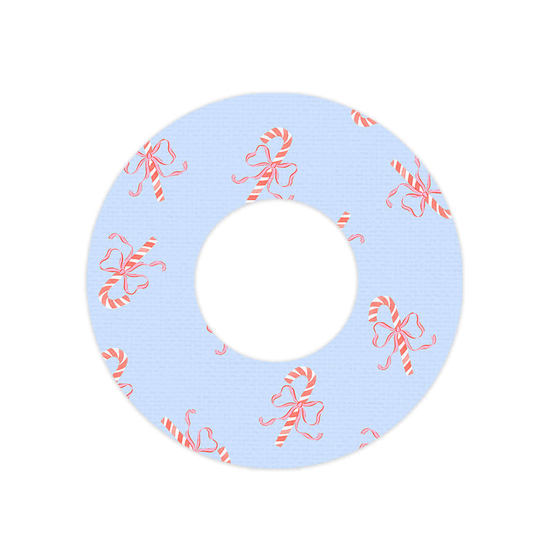 Candy Cane Lane Freestyle Libre 2 Patch Tape - Pump Peelz Candy Cane Lane Freestyle Libre 2 Patch Tape - Pump Peelz