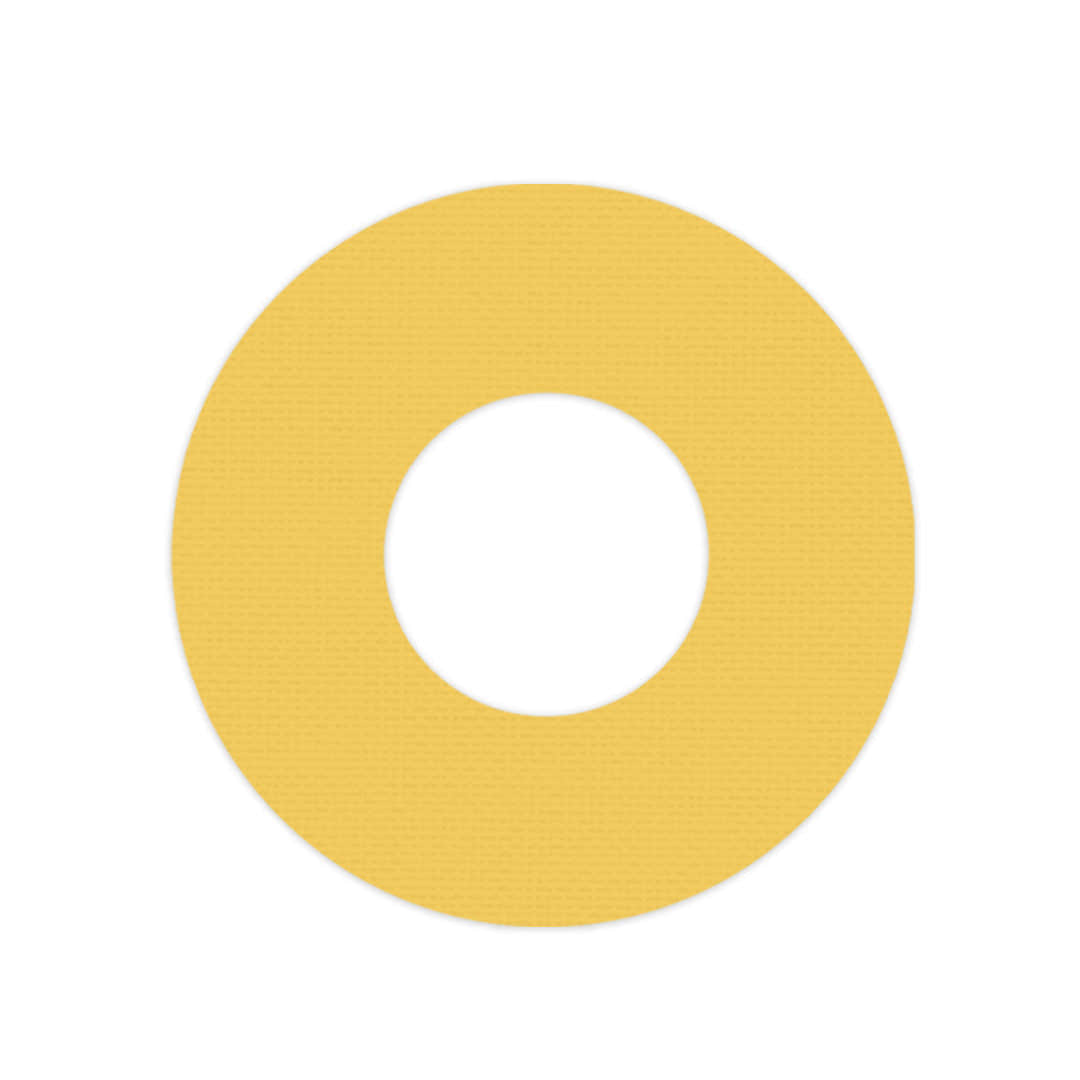 Solid Color Yellow Freestyle Libre 2 Patch Tape - Pump Peelz Solid Color Yellow Freestyle Libre 2 Patch Tape - Pump Peelz