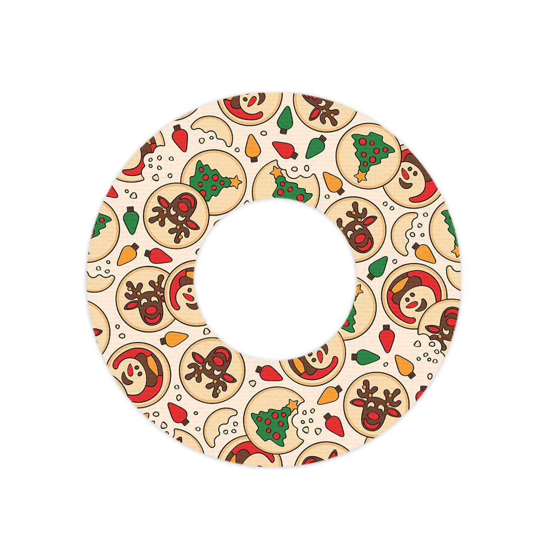 Santa's Cookies Freestyle Libre 2 Patch Tape - Pump Peelz Santa's Cookies Freestyle Libre 2 Patch Tape - Pump Peelz