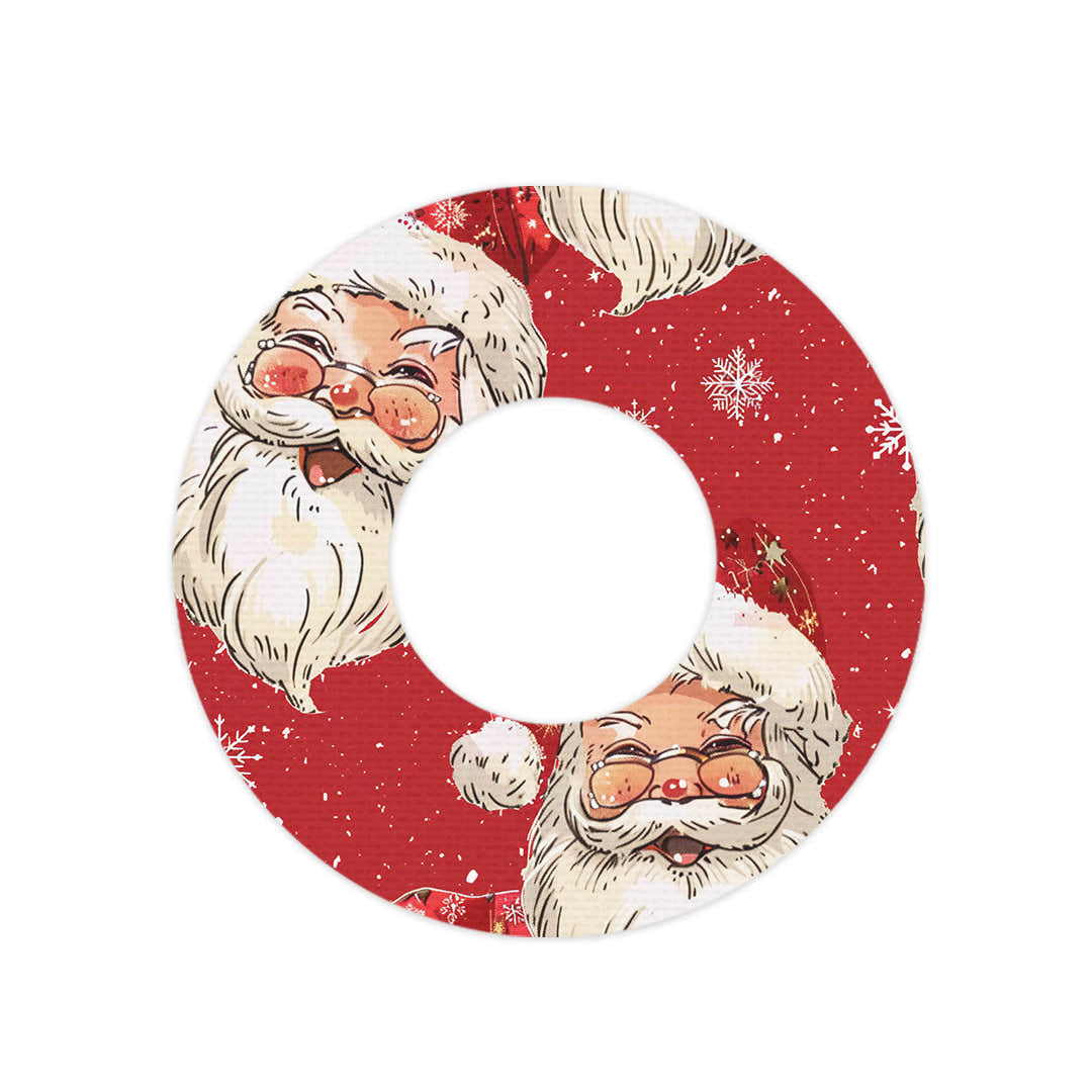 Jolly Old Saint Nick Freestyle Libre 2 Patch Tape - Pump Peelz Jolly Old Saint Nick Freestyle Libre 2 Patch Tape - Pump Peelz