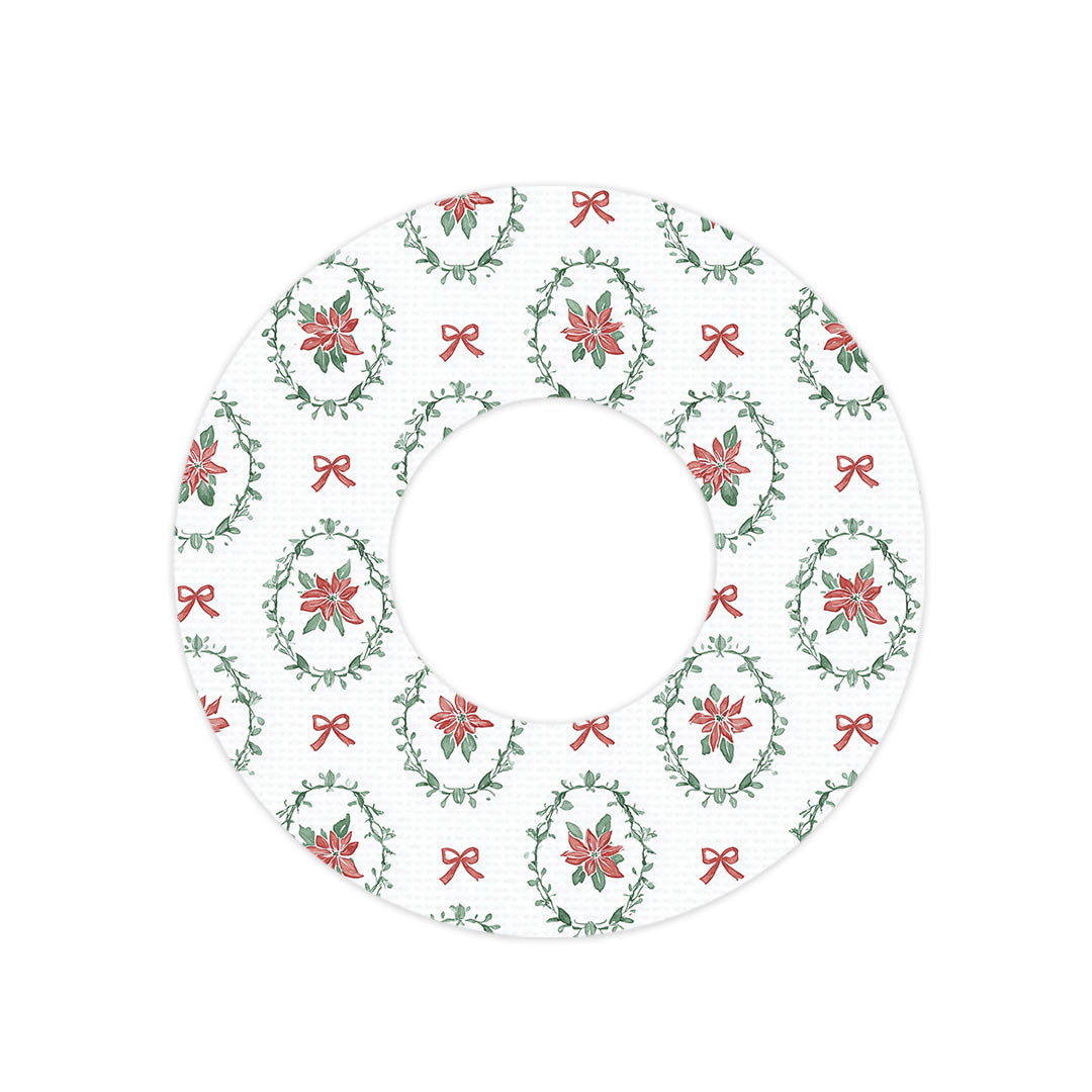 Poinsettia Parade Freestyle Libre 2 Patch Tape - Pump Peelz Poinsettia Parade Freestyle Libre 2 Patch Tape - Pump Peelz