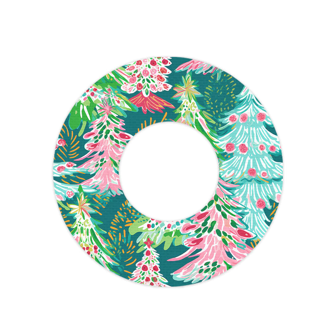 Festive Forest Freestyle Libre 2 Patch Tape - Pump Peelz Festive Forest Freestyle Libre 2 Patch Tape - Pump Peelz