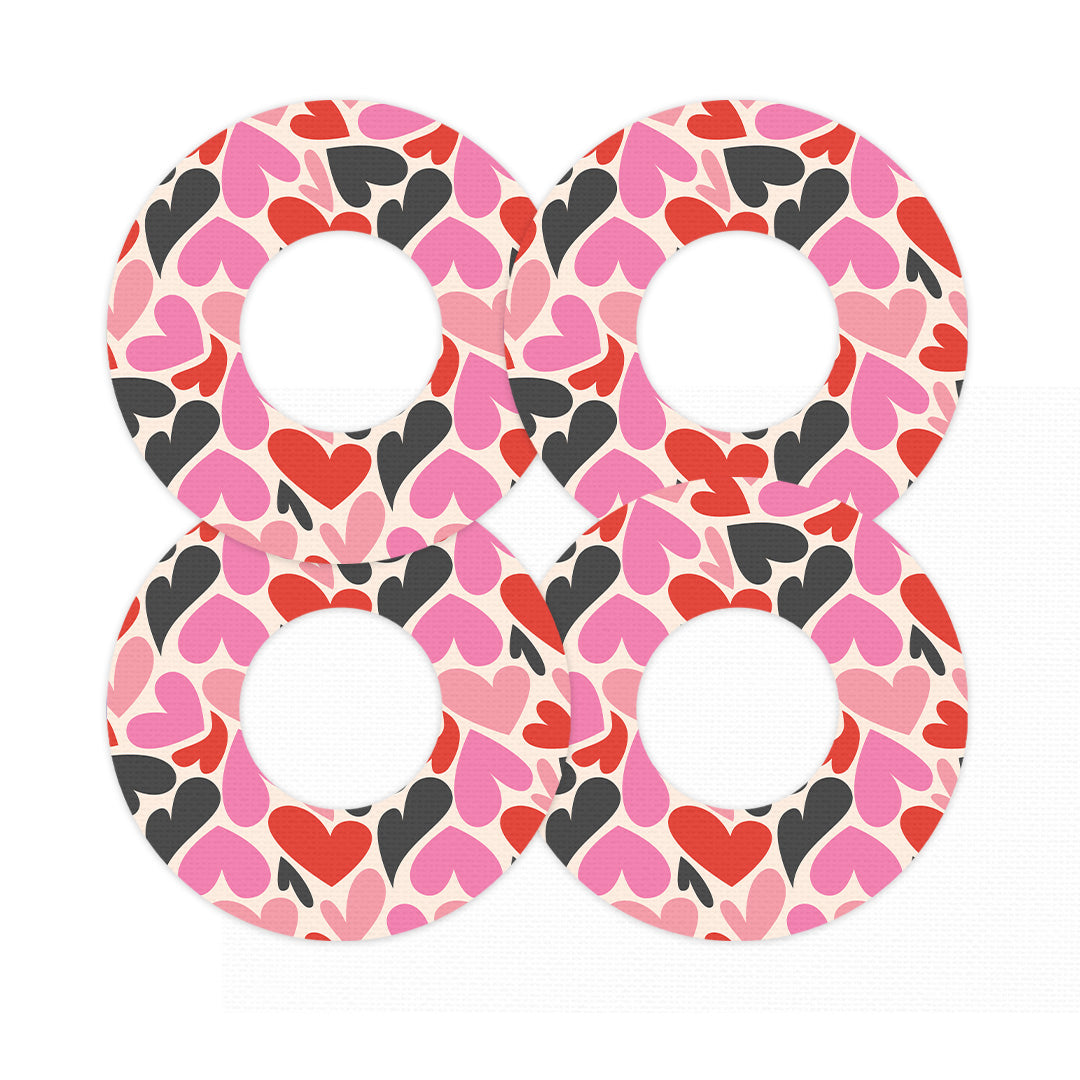 Heartbreaker Freestyle Libre 2 Patch Tape - Pump Peelz Heartbreaker Freestyle Libre 2 Patch Tape - Pump Peelz