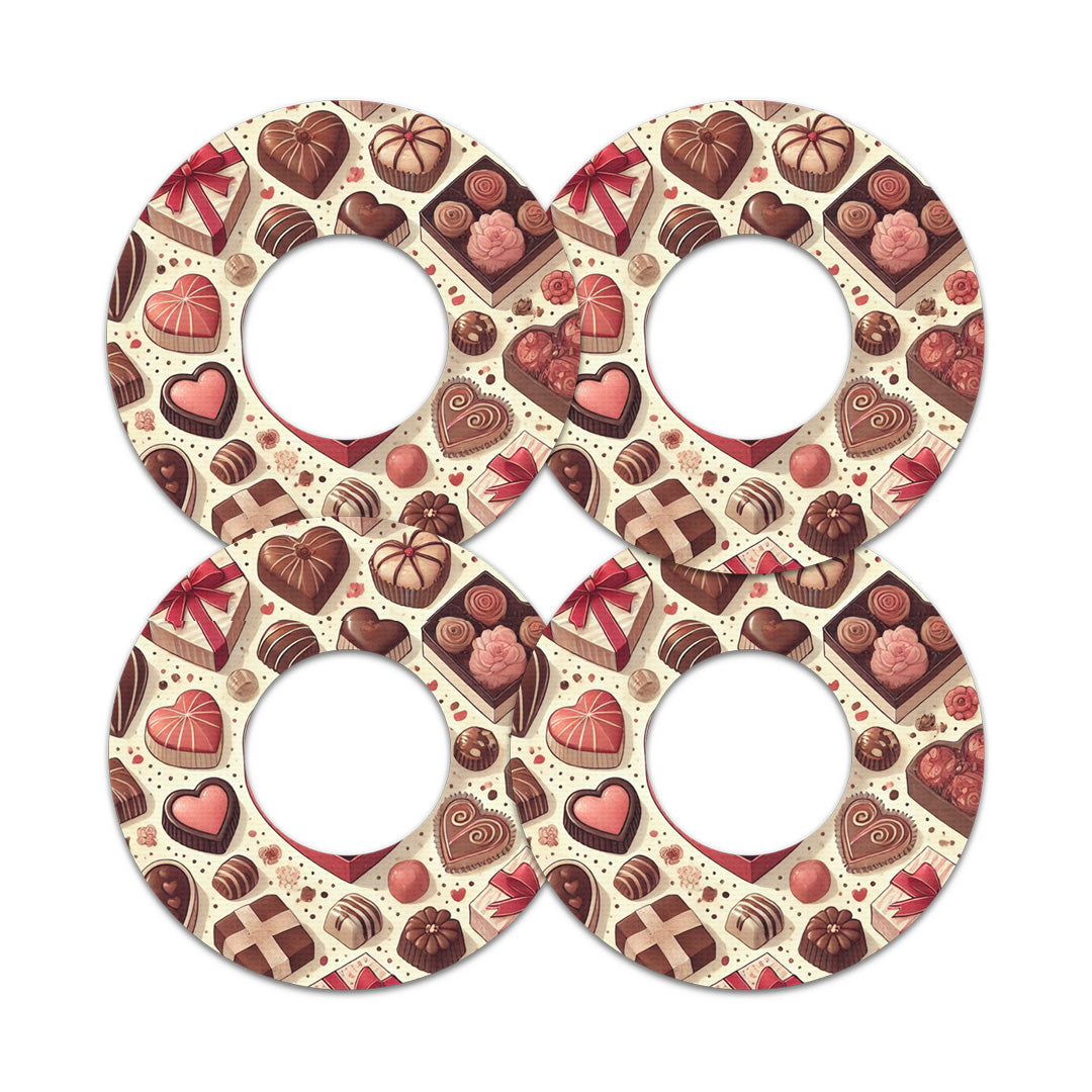 Chocolate Love Freestyle Libre 2 Patch Tape - Pump Peelz Chocolate Love Freestyle Libre 2 Patch Tape - Pump Peelz