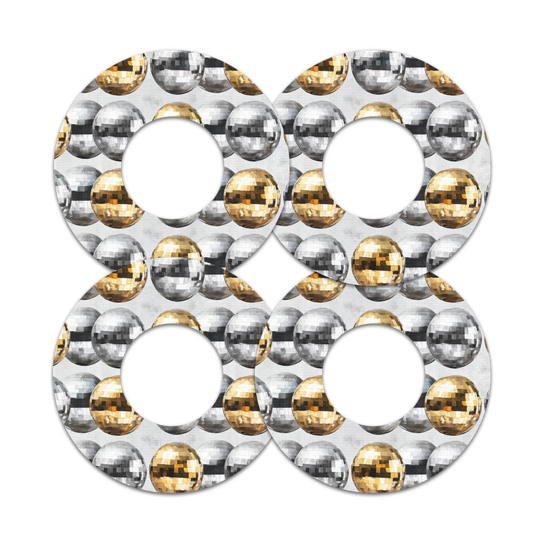 Disco Balls Freestyle Libre 2 Patch Tape - Pump Peelz Disco Balls Freestyle Libre 2 Patch Tape - Pump Peelz
