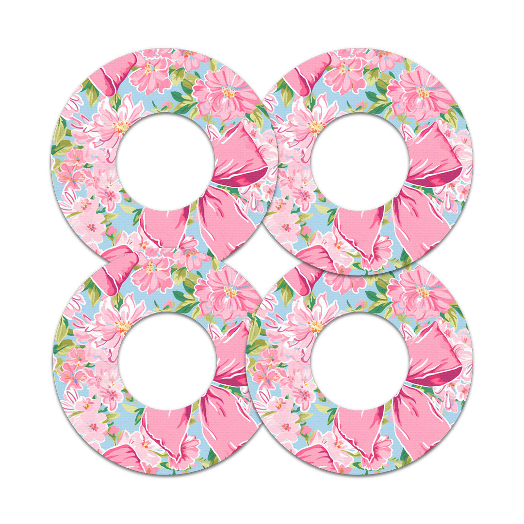 Blossom Bows Freestyle Libre 2 Patch Tape - Pump Peelz Blossom Bows Freestyle Libre 2 Patch Tape - Pump Peelz