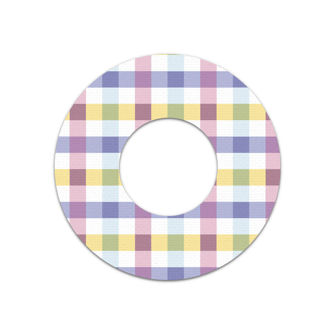Spring Plaid Freestyle Libre 2 Patch Tape - Pump Peelz Spring Plaid Freestyle Libre 2 Patch Tape - Pump Peelz