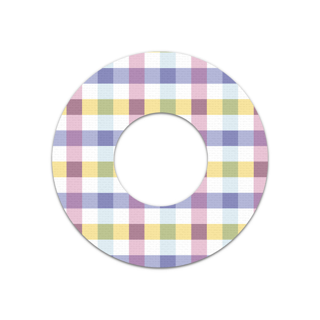 Spring Plaid Freestyle Libre 2 Patch Tape - Pump Peelz Spring Plaid Freestyle Libre 2 Patch Tape - Pump Peelz