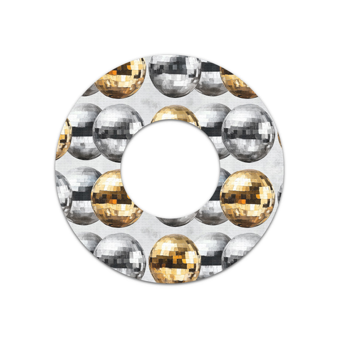 Disco Balls Freestyle Libre 2 Patch Tape - Pump Peelz Disco Balls Freestyle Libre 2 Patch Tape - Pump Peelz