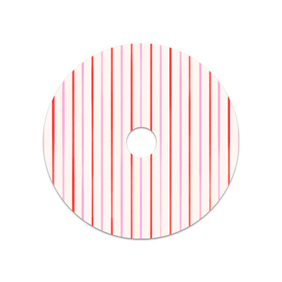 Peppermint Stripes Freestyle Libre 2 Sticker - Pump Peelz Peppermint Stripes Freestyle Libre 2 Sticker - Pump Peelz