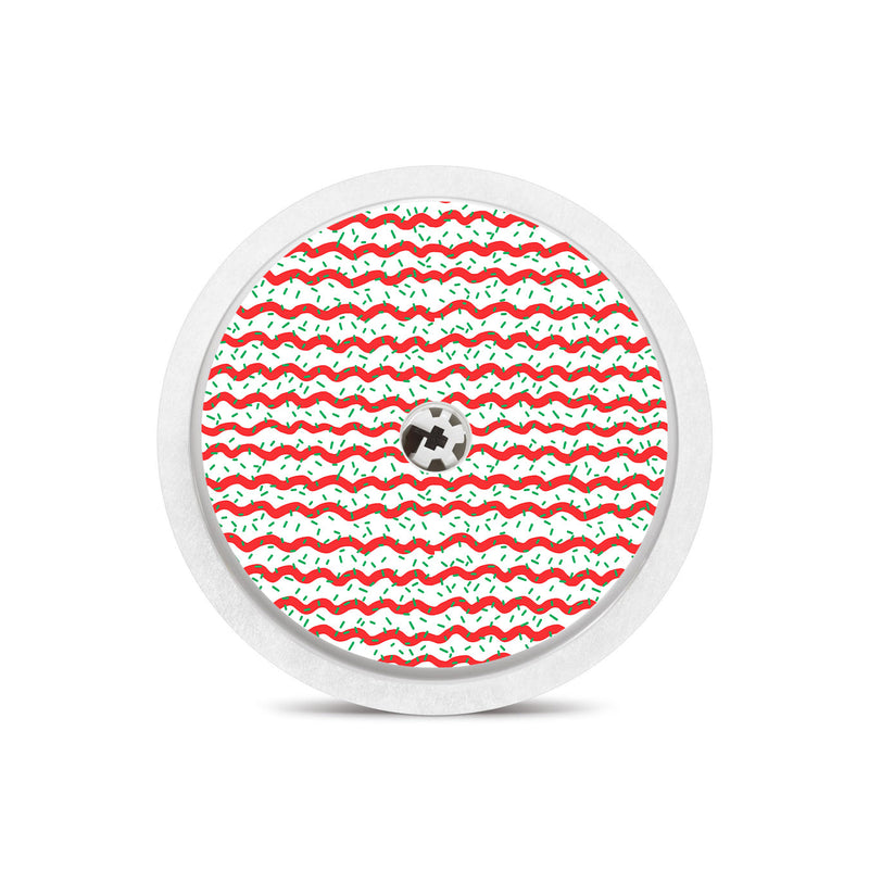 Christmas Icing Freestyle Libre 2 Sticker - Pump Peelz Christmas Icing Freestyle Libre 2 Sticker - Pump Peelz