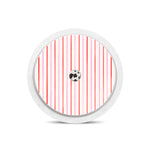 Peppermint Stripes Freestyle Libre 2 Sticker - Pump Peelz Peppermint Stripes Freestyle Libre 2 Sticker - Pump Peelz