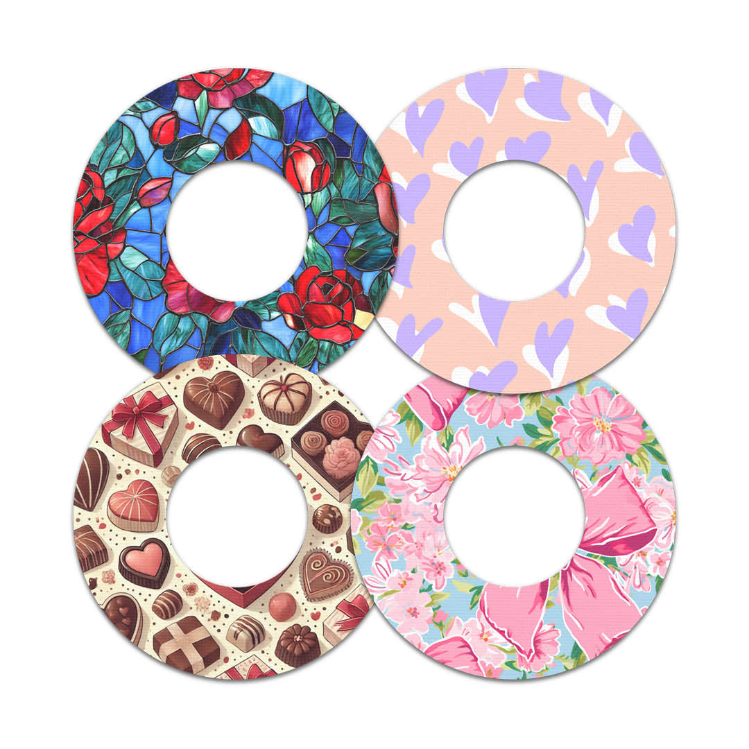 Valentine Variety Pack Freestyle Libre 2 Patch Tape - Pump Peelz Valentine Variety Pack Freestyle Libre 2 Patch Tape - Pump Peelz