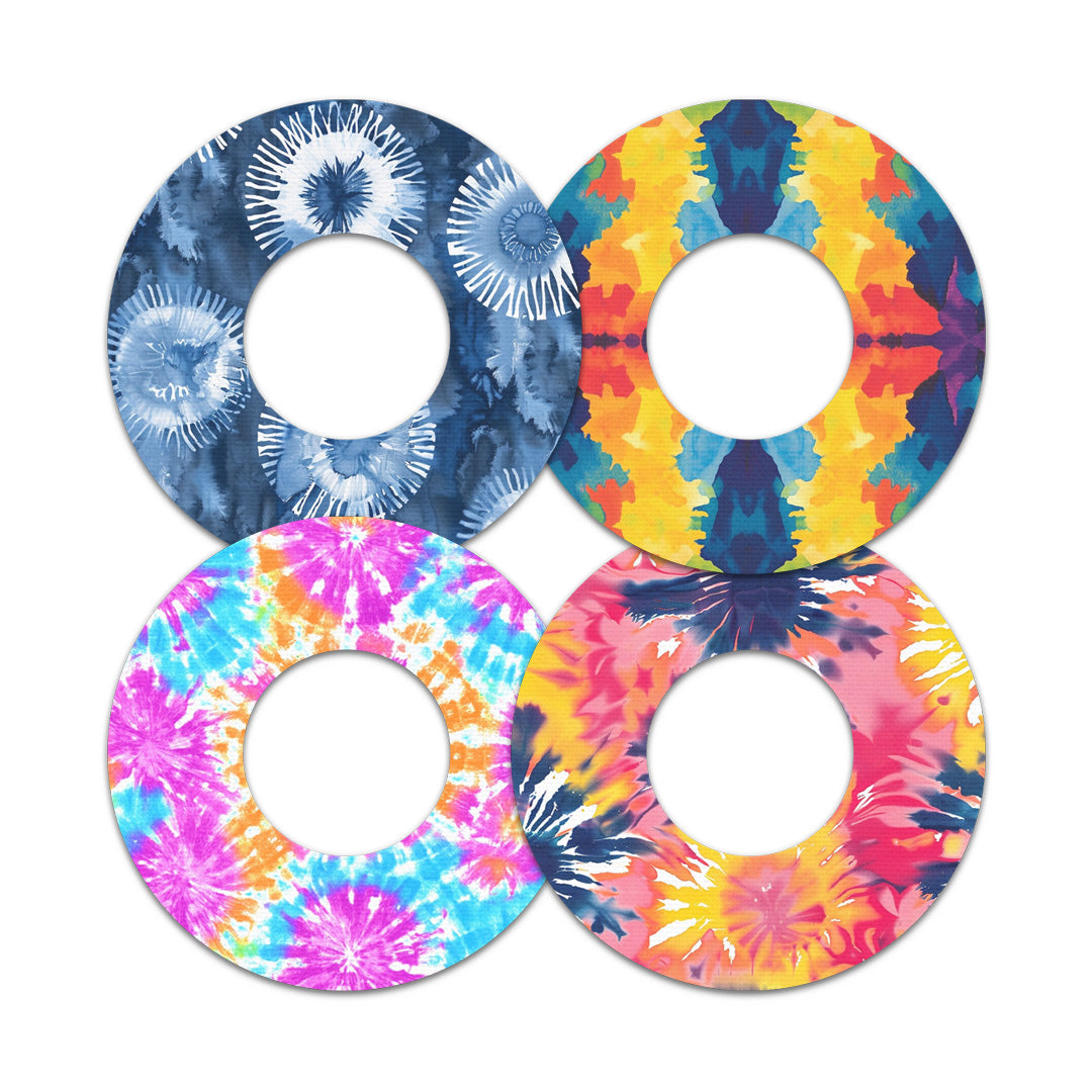 Tie Dye Variety Pack Freestyle Libre 2 Patch Tape - Pump Peelz Tie Dye Variety Pack Freestyle Libre 2 Patch Tape - Pump Peelz