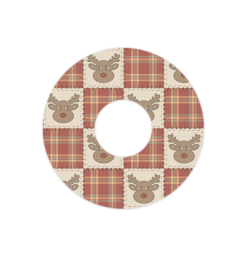 Rustic Reindeer FreeStyle Libre 3 Plus & Lingo Patch Tape - Pump Peelz Rustic Reindeer FreeStyle Libre 3 Plus & Lingo Patch Tape - Pump Peelz