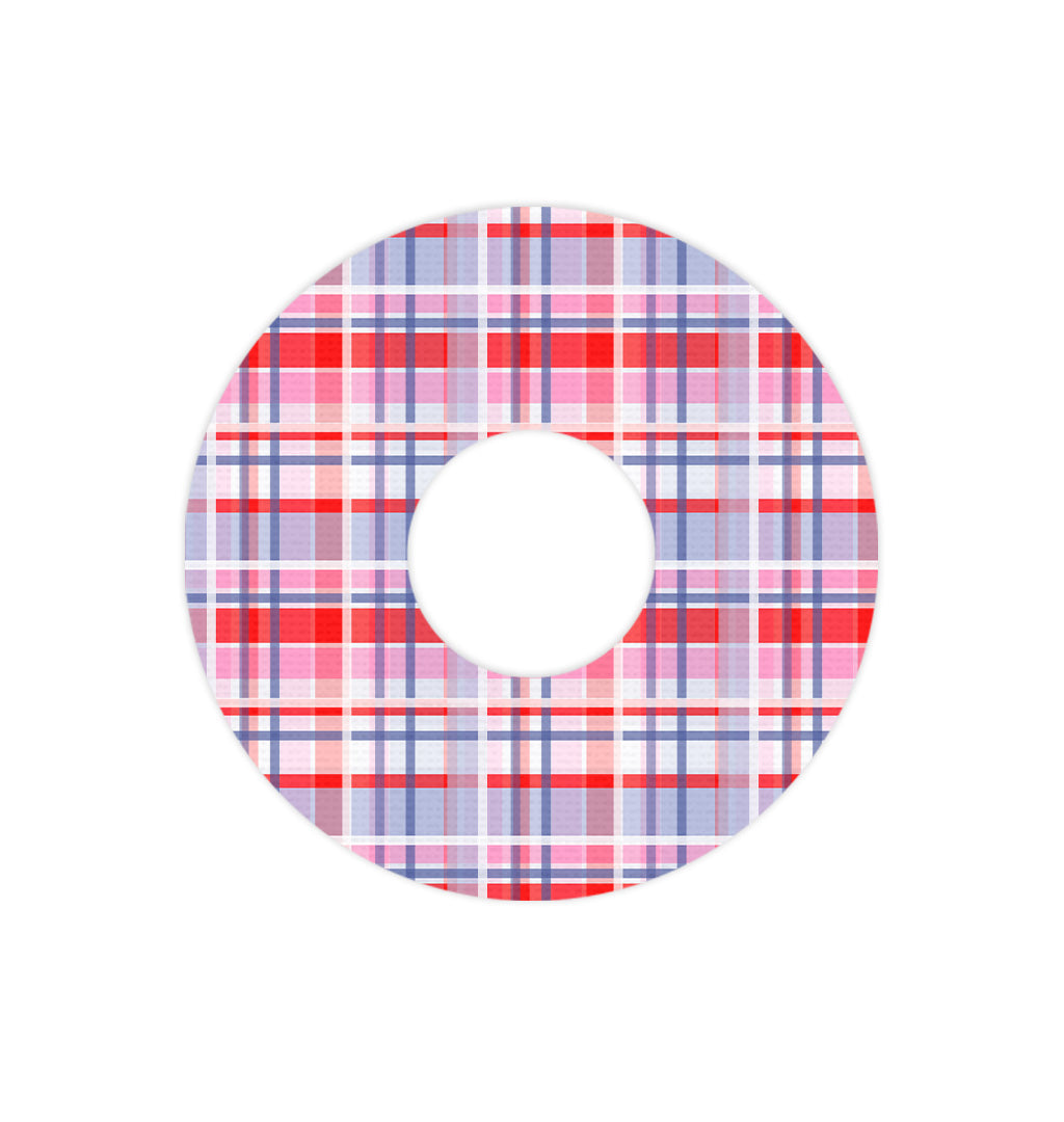 Party Plaid FreeStyle Libre 3 Plus & Lingo Patch Tape - Pump Peelz Party Plaid FreeStyle Libre 3 Plus & Lingo Patch Tape - Pump Peelz
