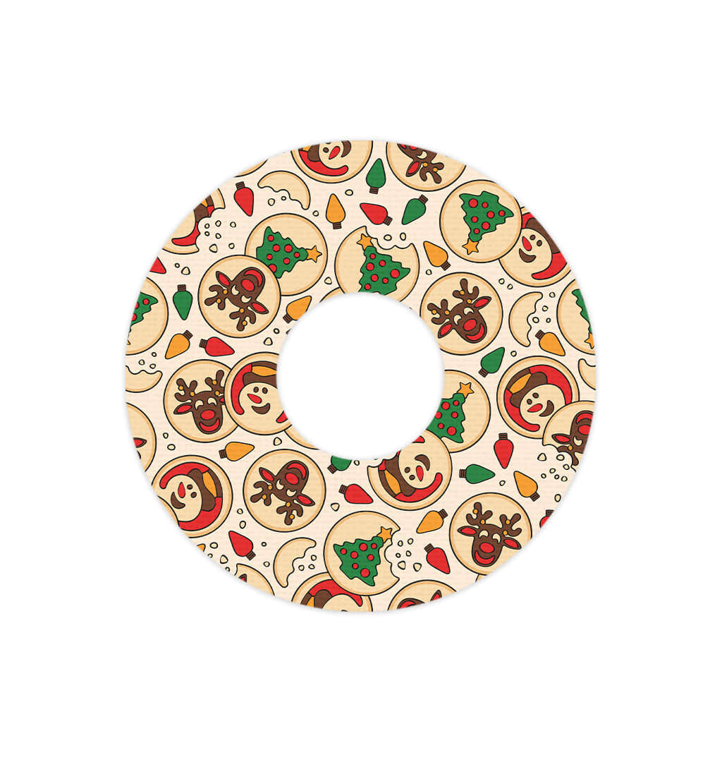 Santa's Cookies FreeStyle Libre 3 Plus & Lingo Patch Tape - Pump Peelz Santa's Cookies FreeStyle Libre 3 Plus & Lingo Patch Tape - Pump Peelz