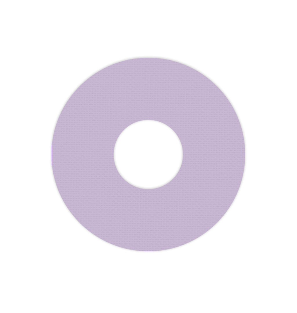 Solid Color Lavender FreeStyle Libre 3 Plus & Lingo Patch Tape - Pump Peelz Solid Color Lavender FreeStyle Libre 3 Plus & Lingo Patch Tape - Pump Peelz