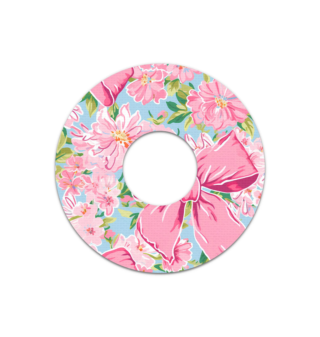 Blossom Bows FreeStyle Libre 3 Plus & Lingo Patch Tape - Pump Peelz Blossom Bows FreeStyle Libre 3 Plus & Lingo Patch Tape - Pump Peelz