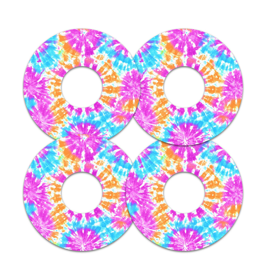 Neon Tie Dye FreeStyle Libre 3 Plus & Lingo Patch Tape - Pump Peelz Neon Tie Dye FreeStyle Libre 3 Plus & Lingo Patch Tape - Pump Peelz