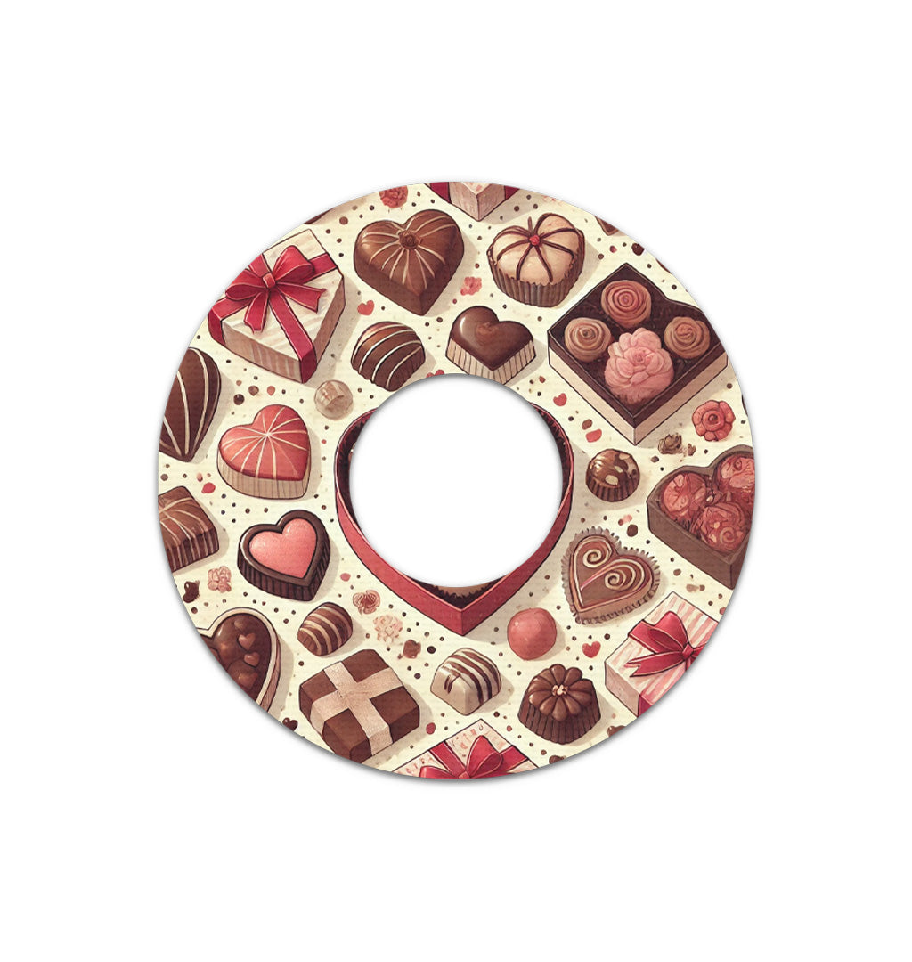 Chocolate Love FreeStyle Libre 3 Plus & Lingo Patch Tape - Pump Peelz Chocolate Love FreeStyle Libre 3 Plus & Lingo Patch Tape - Pump Peelz
