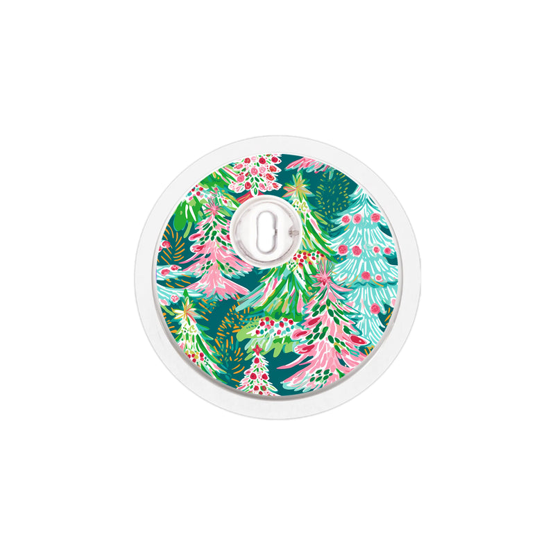 Festive Forest FreeStyle Libre 3 Plus & Lingo Sensor Sticker - Pump Peelz Festive Forest FreeStyle Libre 3 Plus & Lingo Sensor Sticker - Pump Peelz