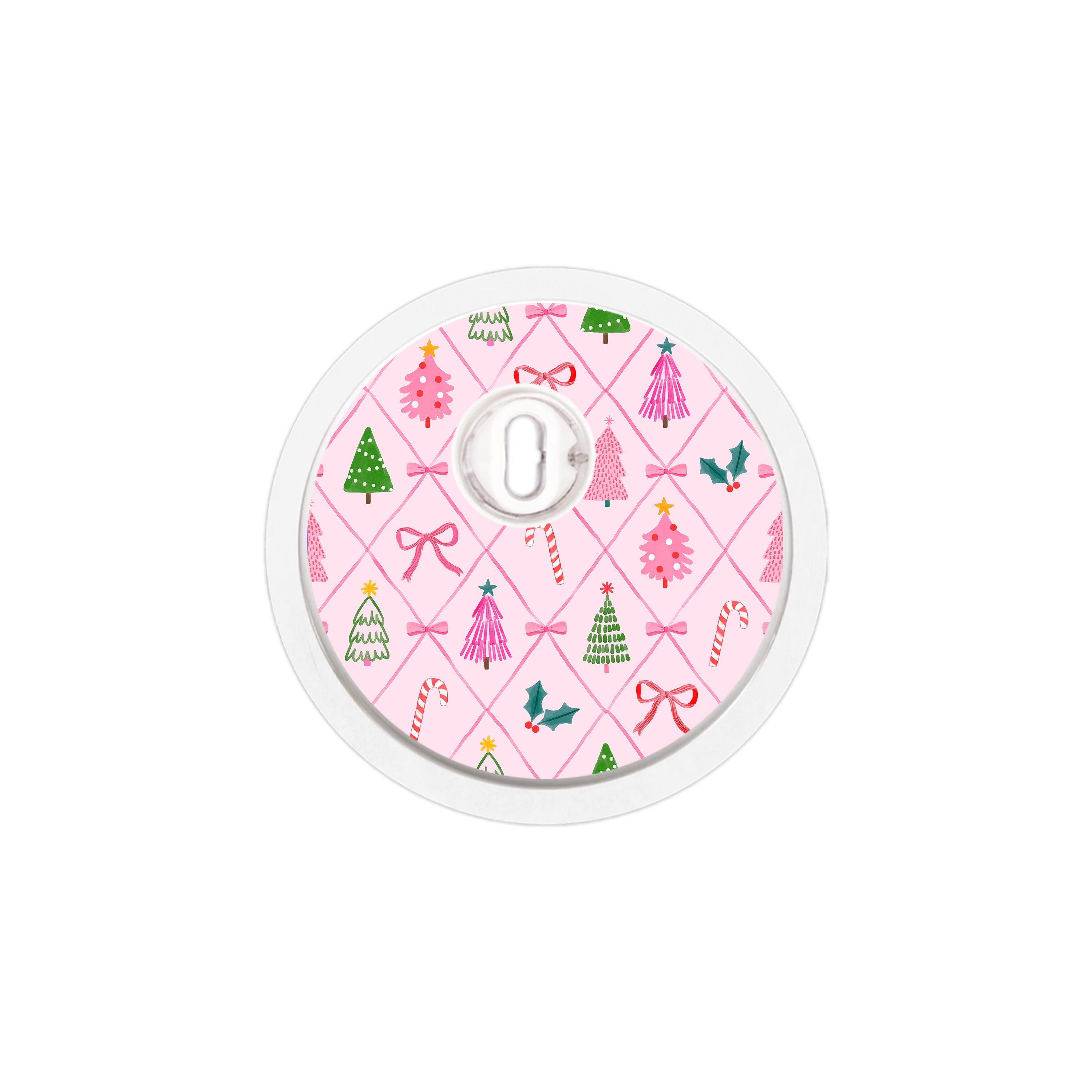 Coquette Christmas FreeStyle Libre 3 Plus & Lingo Sensor Sticker - Pump Peelz Coquette Christmas FreeStyle Libre 3 Plus & Lingo Sensor Sticker - Pump Peelz