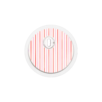 Peppermint Stripes FreeStyle Libre 3 Plus & Lingo Sensor Sticker - Pump Peelz Peppermint Stripes FreeStyle Libre 3 Plus & Lingo Sensor Sticker - Pump Peelz