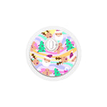Christmas Pastel Sticker for the FreeStyle Libre 3 Plus & Lingo Sensor Christmas Pastel Sticker for the FreeStyle Libre 3 Plus & Lingo Sensor