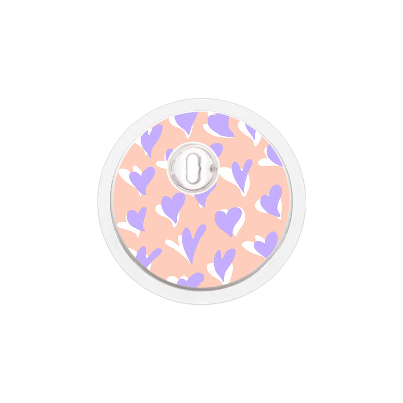 Lavender Love Sticker Designed for the FreeStyle Libre 3 Plus & Lingo Sensor Lavender Love Sticker Designed for the FreeStyle Libre 3 Plus & Lingo Sensor