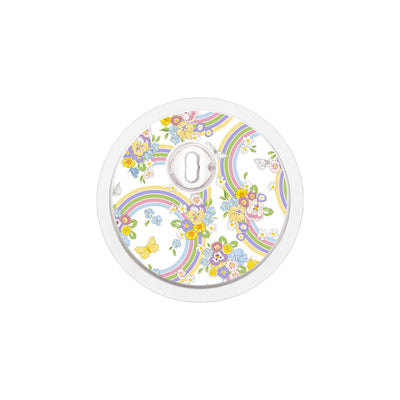 Rainbow Blooms Sticker Designed for the FreeStyle Libre 3 Plus & Lingo Sensor Rainbow Blooms Sticker Designed for the FreeStyle Libre 3 Plus & Lingo Sensor
