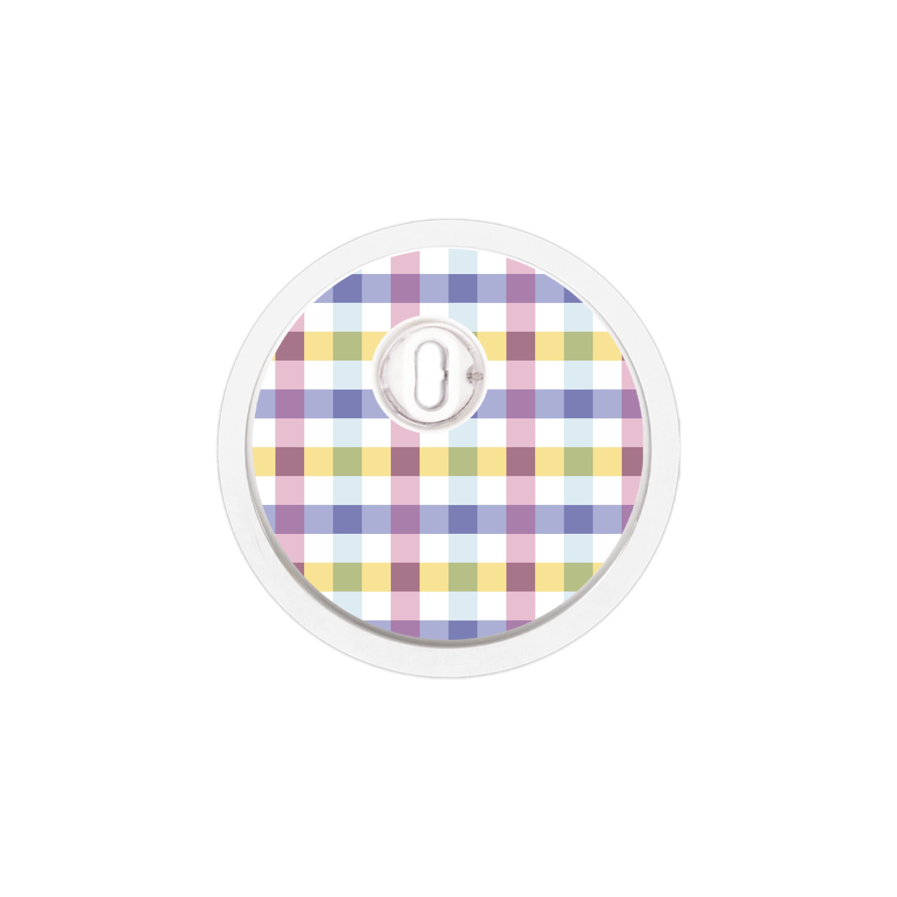Spring Plaid Sticker Designed for the FreeStyle Libre 3 Plus & Lingo Sensor Spring Plaid Sticker Designed for the FreeStyle Libre 3 Plus & Lingo Sensor