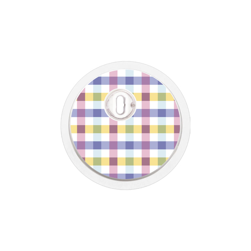 Spring Plaid Sticker Designed for the FreeStyle Libre 3 Plus & Lingo Sensor Spring Plaid Sticker Designed for the FreeStyle Libre 3 Plus & Lingo Sensor
