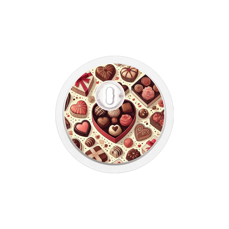 Chocolate Love Sticker Designed for the FreeStyle Libre 3 Plus & Lingo Sensor Chocolate Love Sticker Designed for the FreeStyle Libre 3 Plus & Lingo Sensor