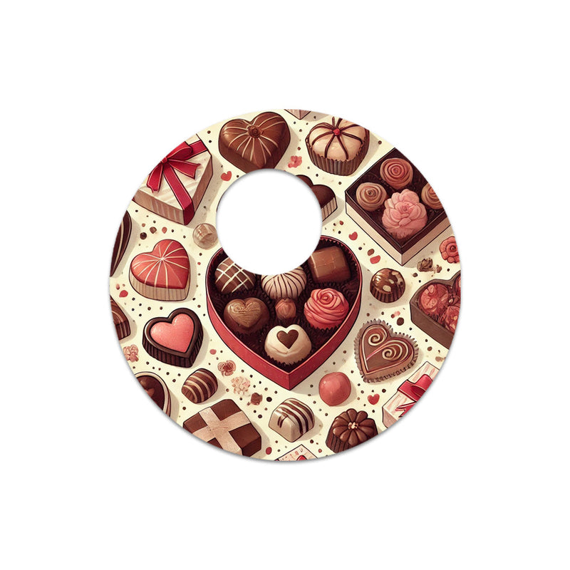Chocolate Love Sticker Designed for the FreeStyle Libre 3 Plus & Lingo Sensor Chocolate Love Sticker Designed for the FreeStyle Libre 3 Plus & Lingo Sensor