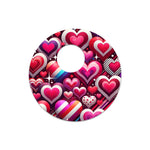 Sparkly Hearts Sticker Designed for the FreeStyle Libre 3 Plus & Lingo Sensor Sparkly Hearts Sticker Designed for the FreeStyle Libre 3 Plus & Lingo Sensor