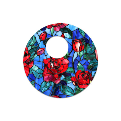 Crimson Blooms Sticker Designed for the FreeStyle Libre 3 Plus & Lingo Sensor Crimson Blooms Sticker Designed for the FreeStyle Libre 3 Plus & Lingo Sensor