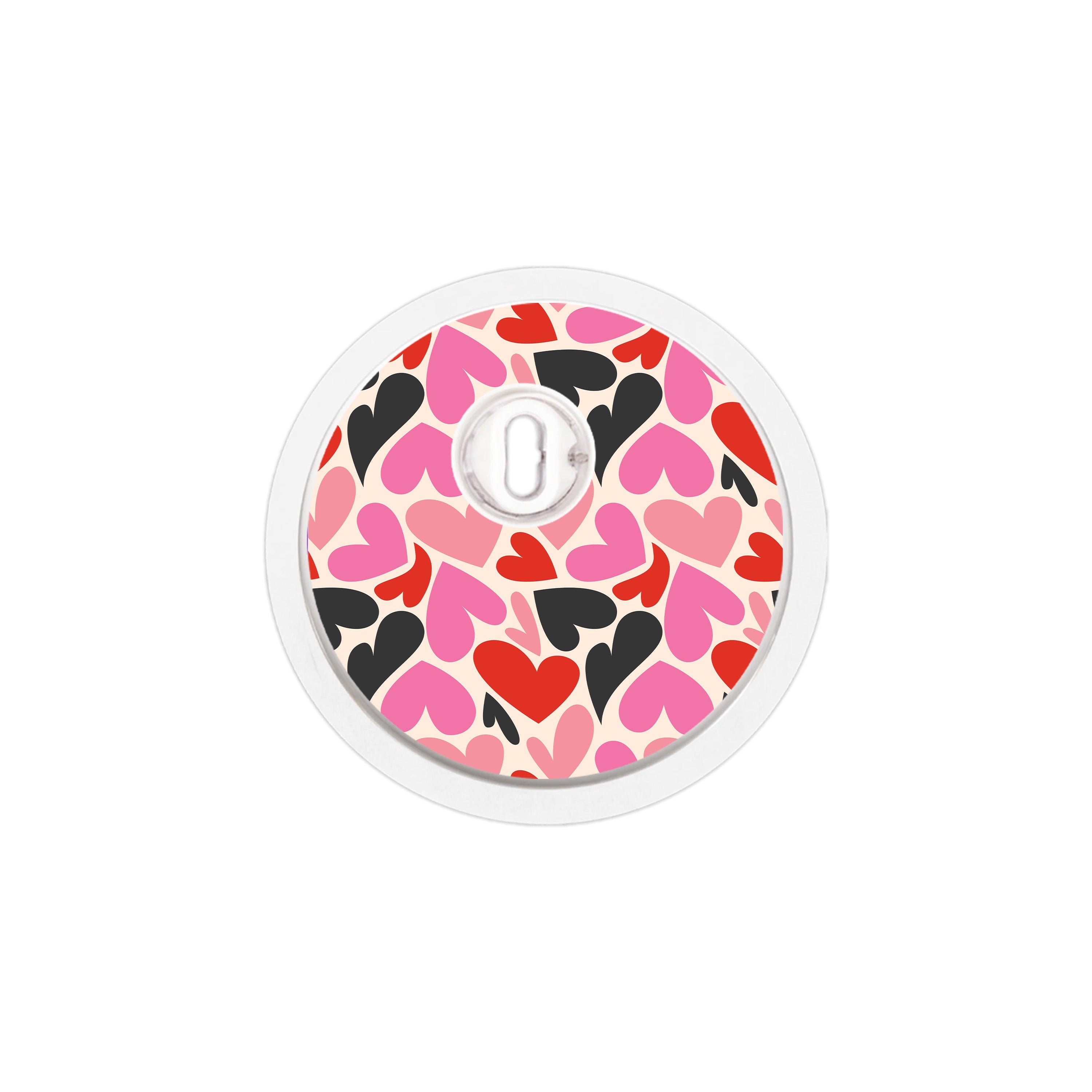 Heartbreaker FreeStyle Libre 3 Plus & Lingo Sensor Sticker - Pump Peelz Heartbreaker FreeStyle Libre 3 Plus & Lingo Sensor Sticker - Pump Peelz