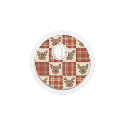 Rustic Reindeer FreeStyle Libre 3 Plus & Lingo Sensor Sticker - Pump Peelz Rustic Reindeer FreeStyle Libre 3 Plus & Lingo Sensor Sticker - Pump Peelz