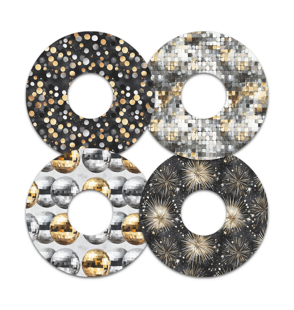 Champagne Glow Variety FreeStyle Libre 3 Plus & Lingo Patch Tape - Pump Peelz Champagne Glow Variety FreeStyle Libre 3 Plus & Lingo Patch Tape - Pump Peelz