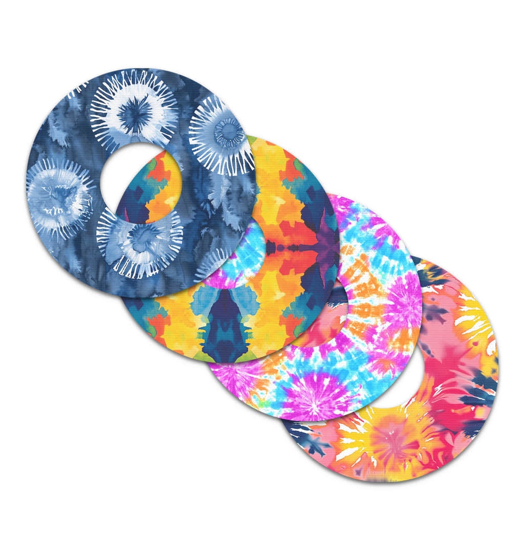 Tie Dye Variety Pack FreeStyle Libre 3 Plus & Lingo Patch Tape - Pump Peelz Tie Dye Variety Pack FreeStyle Libre 3 Plus & Lingo Patch Tape - Pump Peelz