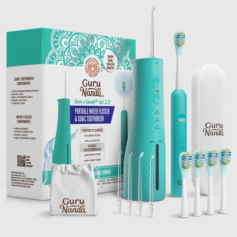 Lion & Lamb 2.0 Portable Sonic Toothbrush & Water Flosser Lion & Lamb 2.0 Portable Sonic Toothbrush & Water Flosser