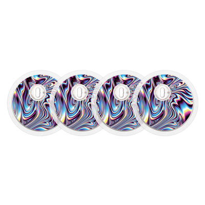 Liquid Metal Sticker Designed for the FreeStyle Libre 3 Plus & Lingo Sensor Liquid Metal Sticker Designed for the FreeStyle Libre 3 Plus & Lingo Sensor