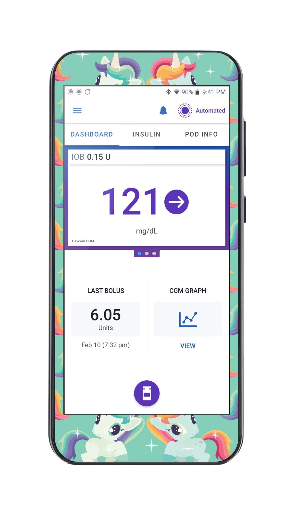 Little Ponies Sticker for Omnipod® 5 Controller – Pump Peelz Little Ponies Sticker for Omnipod® 5 Controller – Pump Peelz