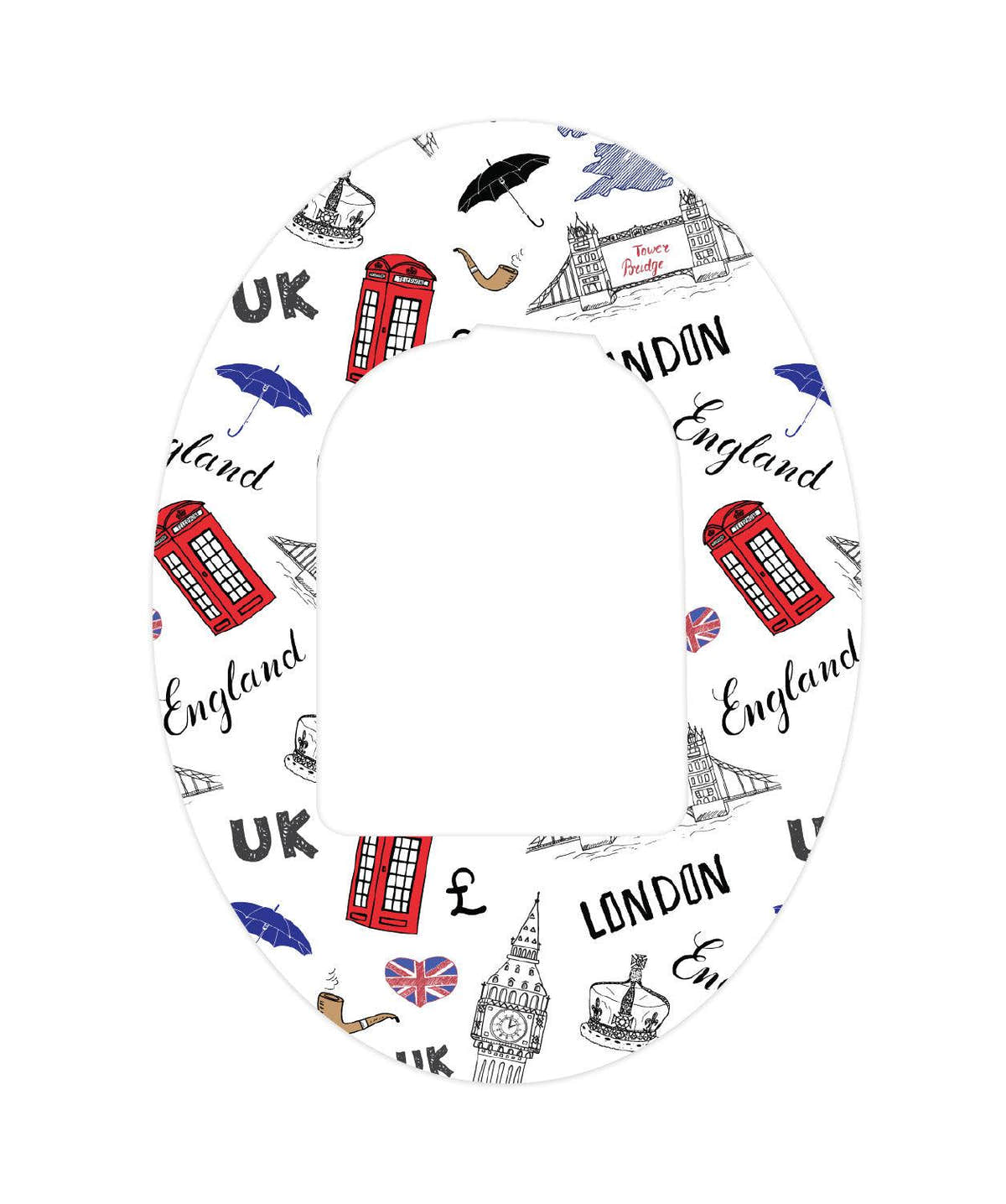 London Doodles Pod Patch Tape - Pump Peelz London Doodles Pod Patch Tape - Pump Peelz