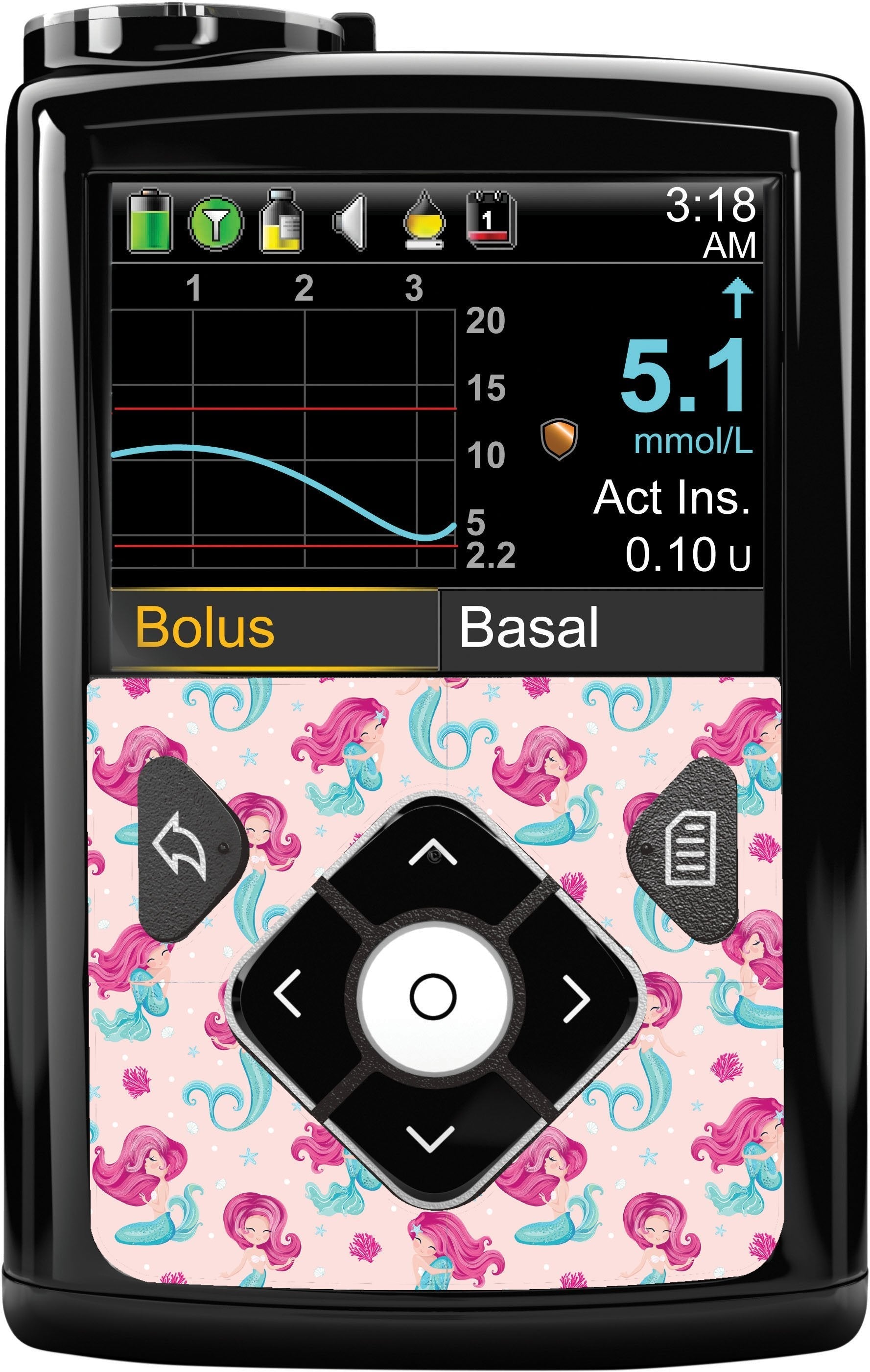 Lovely Mermaids Sticker for Medtronic MiniMed 770G & 780G Lovely Mermaids Sticker for Medtronic MiniMed 770G & 780G