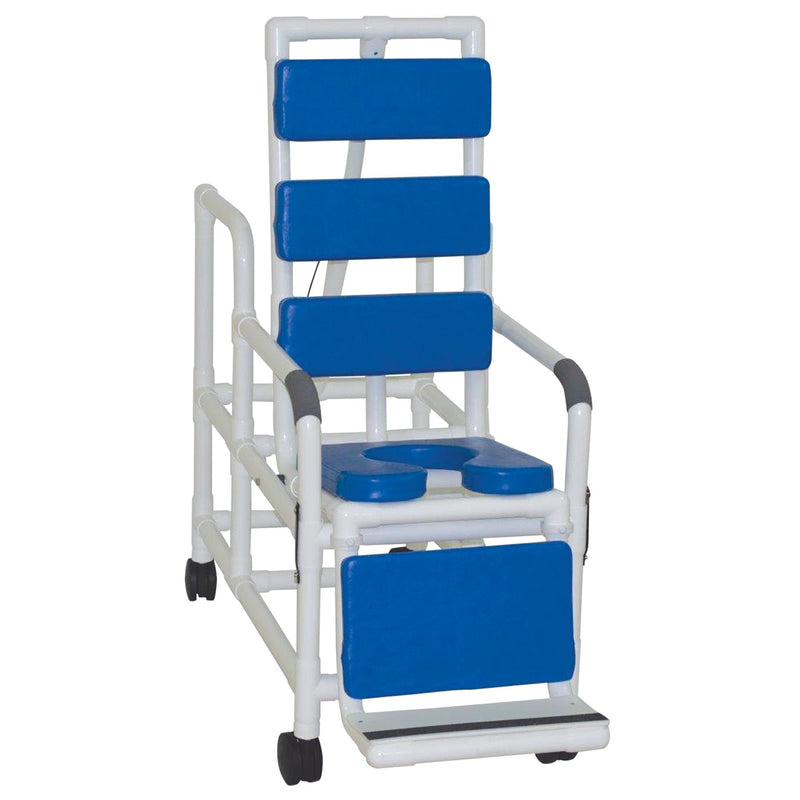 MJM International 193-TIS-TP Tilt "N" Space Shower Chair Open Front Soft Seat, Total Padding, Buckle Safety Belt, 250 Lbs Weight Capacity MJM International 193-TIS-TP Tilt "N" Space Shower Chair Open Front Soft Seat, Total Padding, Buckle Safety Belt, 250 Lbs Weight Capacity